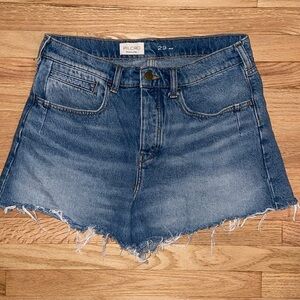 PILCRO Anthropologie button fly denim shorts a ABRIQUE size 29